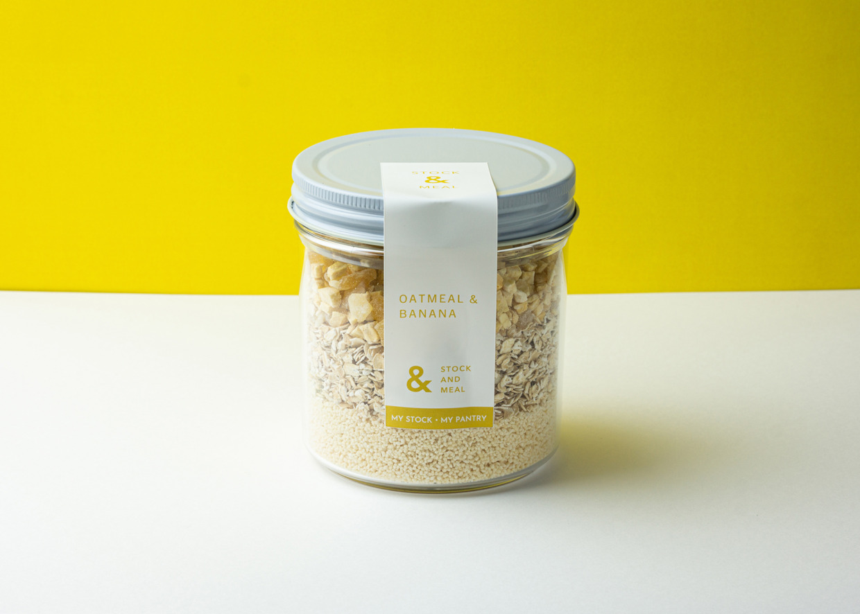 ＳＴＯＣＫ＆ＭＥＡＬ　オートミール＆バナナ