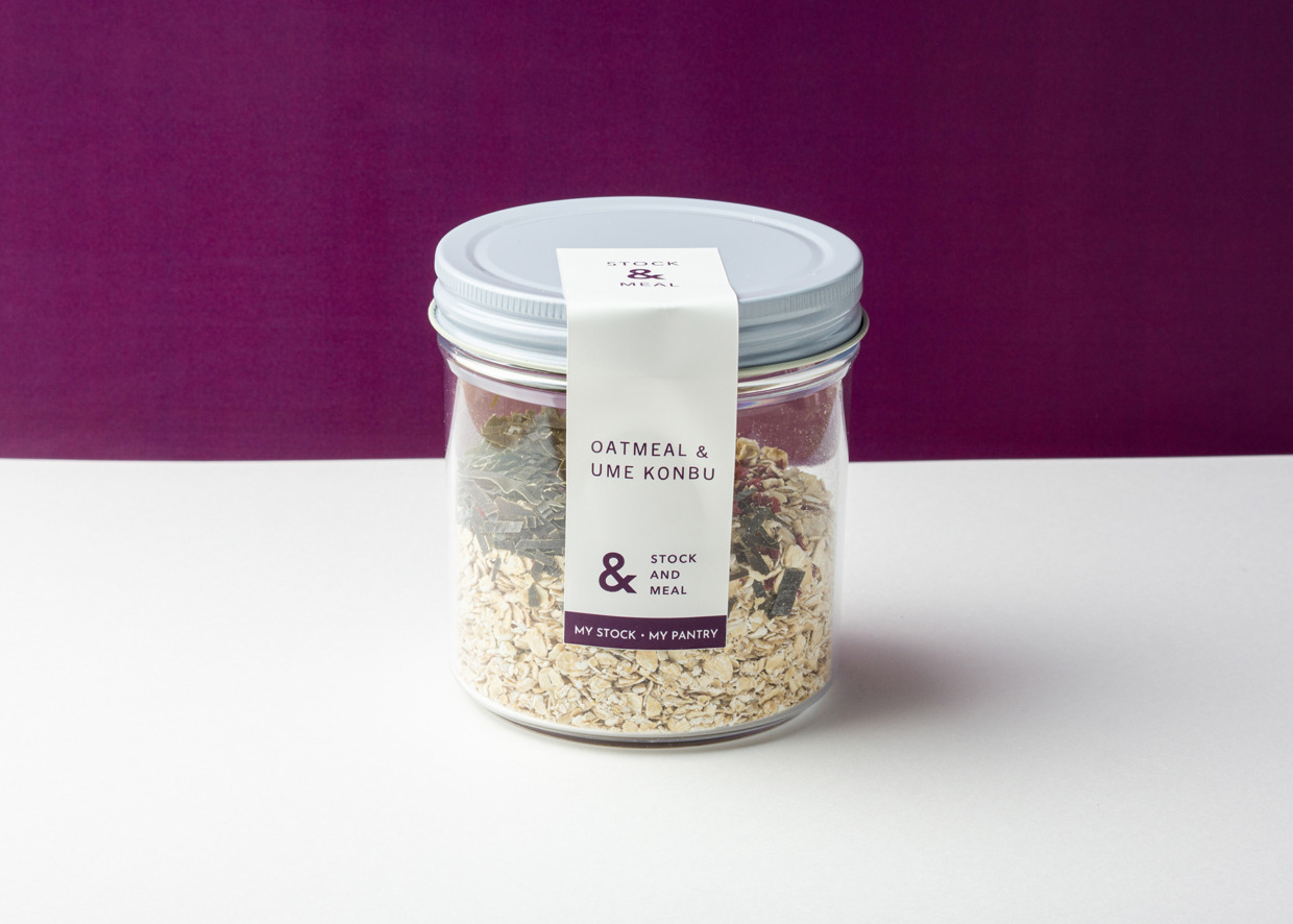 ＳＴＯＣＫ＆ＭＥＡＬ　オートミール＆梅昆布