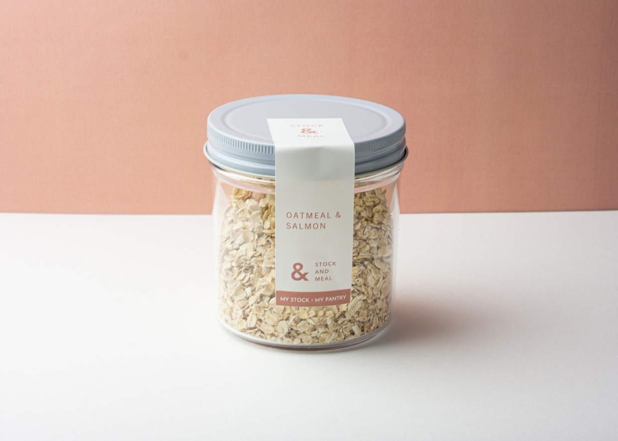 ＳＴＯＣＫ＆ＭＥＡＬ　オートミール＆サーモン