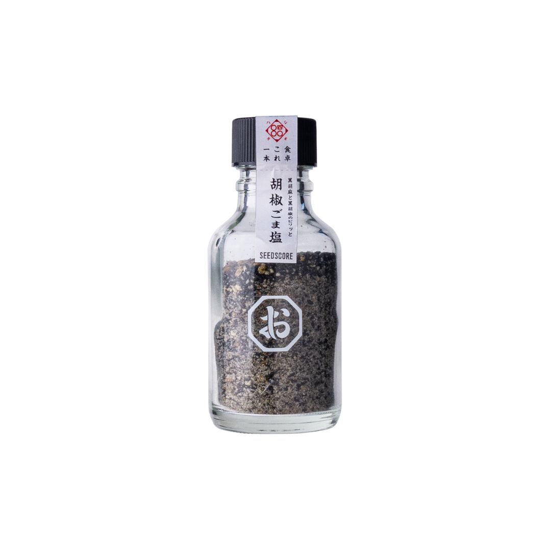 しお八 胡椒ごま塩/Japanese Style Flavor Salt, Pepper&Sesame - シーズコア