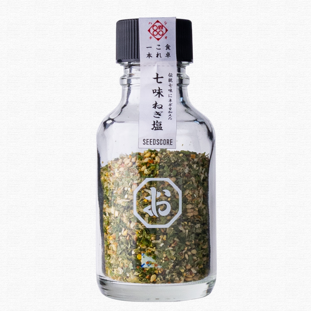 しお八　七味ねぎ塩/Japanese Style Flavor Salt, Shichimi Green onion