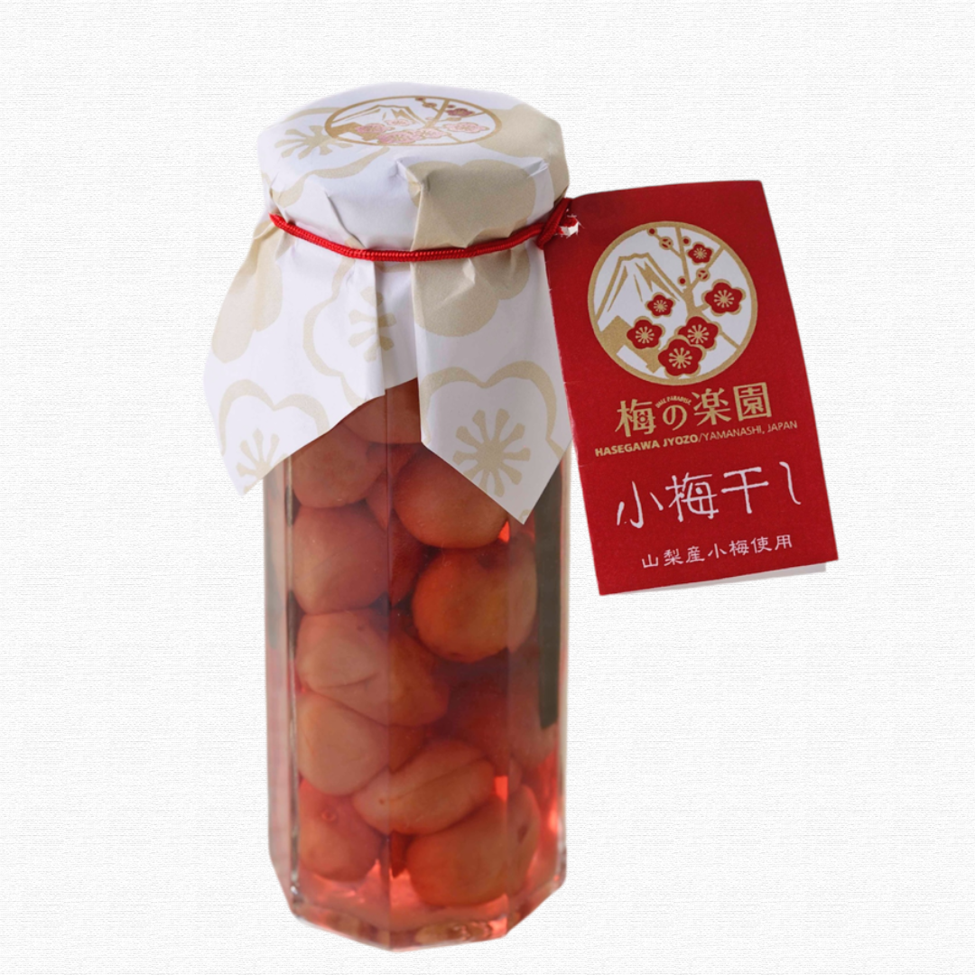 長谷川醸造　小梅干し昆布漬液入り/Pickled Small plums and Kombu with Pickling liquid